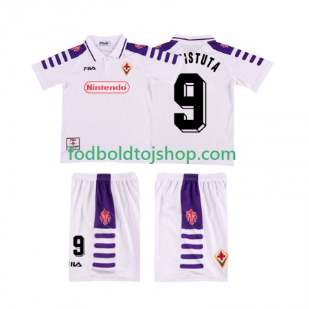 ACF Fiorentina BASTUTA 9 1999 Retro Børn Udebane trøje 1998 S/S